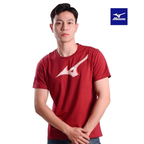 MIZUNO ÁO THỂ THAO T-SHIRT NAM MIZUNO ĐỎ